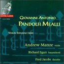 CD Shop - PANDOLFI MEALLI, G.A. VIOLIN SONATAS 1660