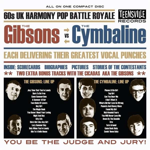 CD Shop - GIBSONS VS THE CYMBALINE 60S UK HARMONY POP BATTLE ROYALE