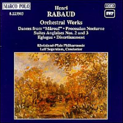 CD Shop - RABAUD, H. ORCHESTRAL WORKS