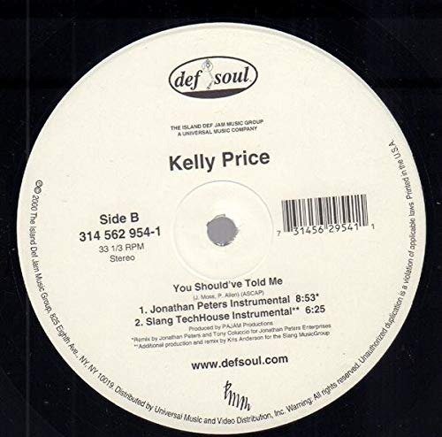 CD Shop - PRICE, KELLY YOU SHOULD\