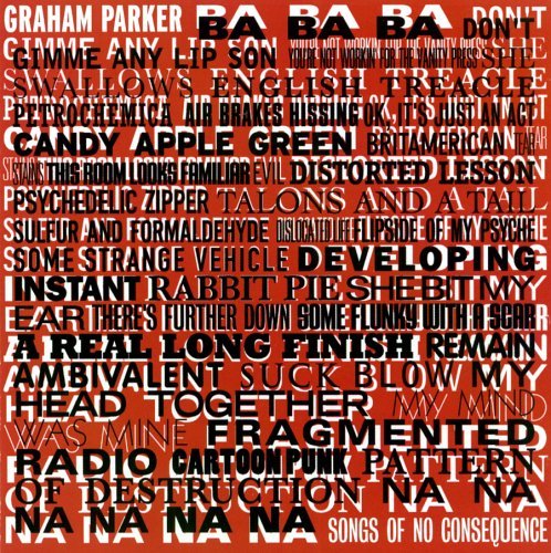 CD Shop - PARKER, GRAHAM SONGS OF NO CONSEQUENCE