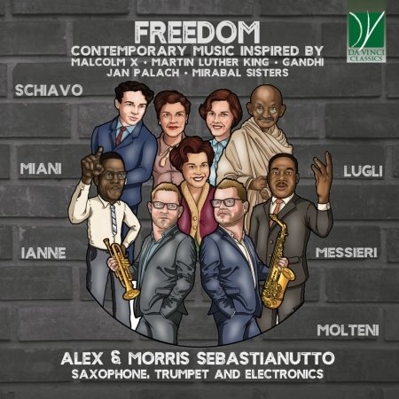 CD Shop - SEBASTIANUTTO, ALEX & MORRIS SEBASTIANUTTO FREEDOM - MUSIC INSPIRED BY MALCOLM X, GANDHI & OTHERS