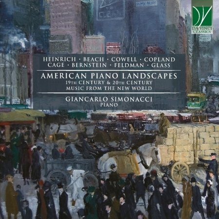 CD Shop - SIMONACCI, GIANCARLO AMERICAN PIANO LANDSCAPES - 19TH CENTURY & 20TH CENTURY