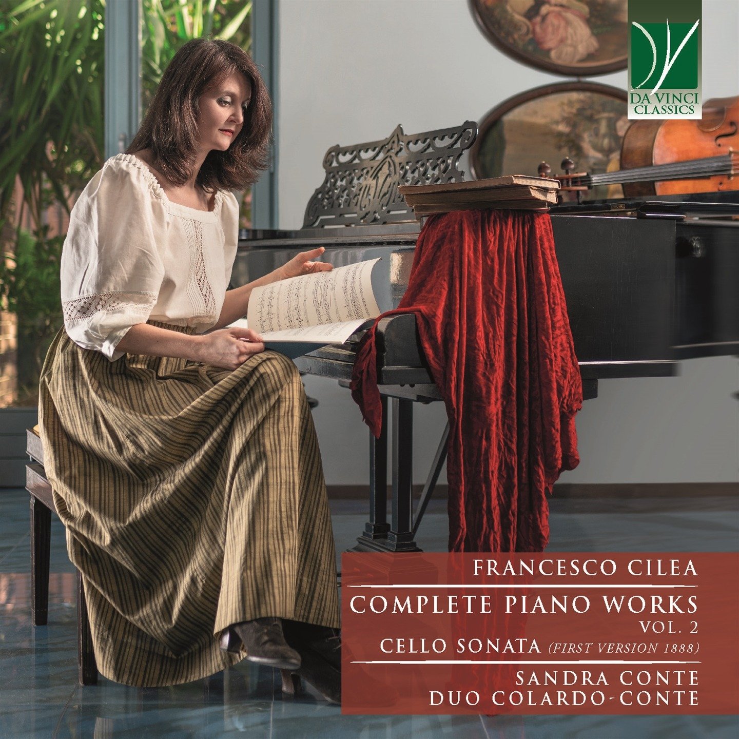 CD Shop - CONTE, SANDRA/LUCA COLARD FRANCESCO CILEA: COMPLETE PIANO WORKS VOL.2/CELLO SONATA (1888)