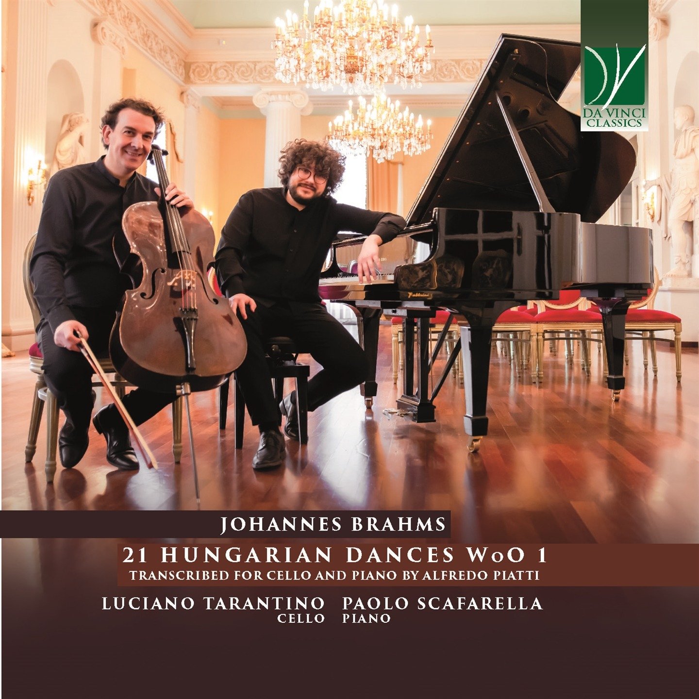 CD Shop - TARANTINO, LUCIANO / PAOL BRAHMS: 21 HUNGARIAN DANCES WOO 1
