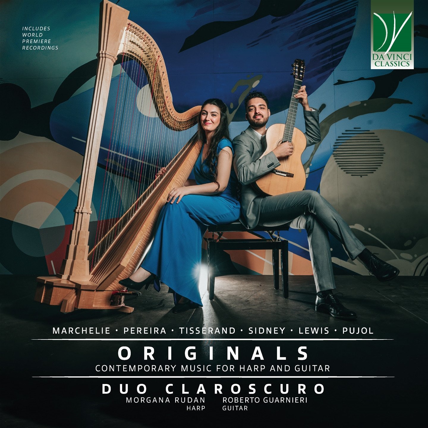 CD Shop - DUO CLAROSCURO ORIGINALS: CONTEMPORARY MUSIC FOR HARP AND GUITAR