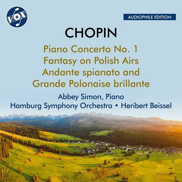 CD Shop - SIMON, ABBEY & HAMBURG... FREDERIC CHOPIN: PIANO CONCERTO NO. 1 - FANTASY ON POLISH AIRS - ANDANTE SPIANATO - GRANDE POLONAISE BRILLANTE