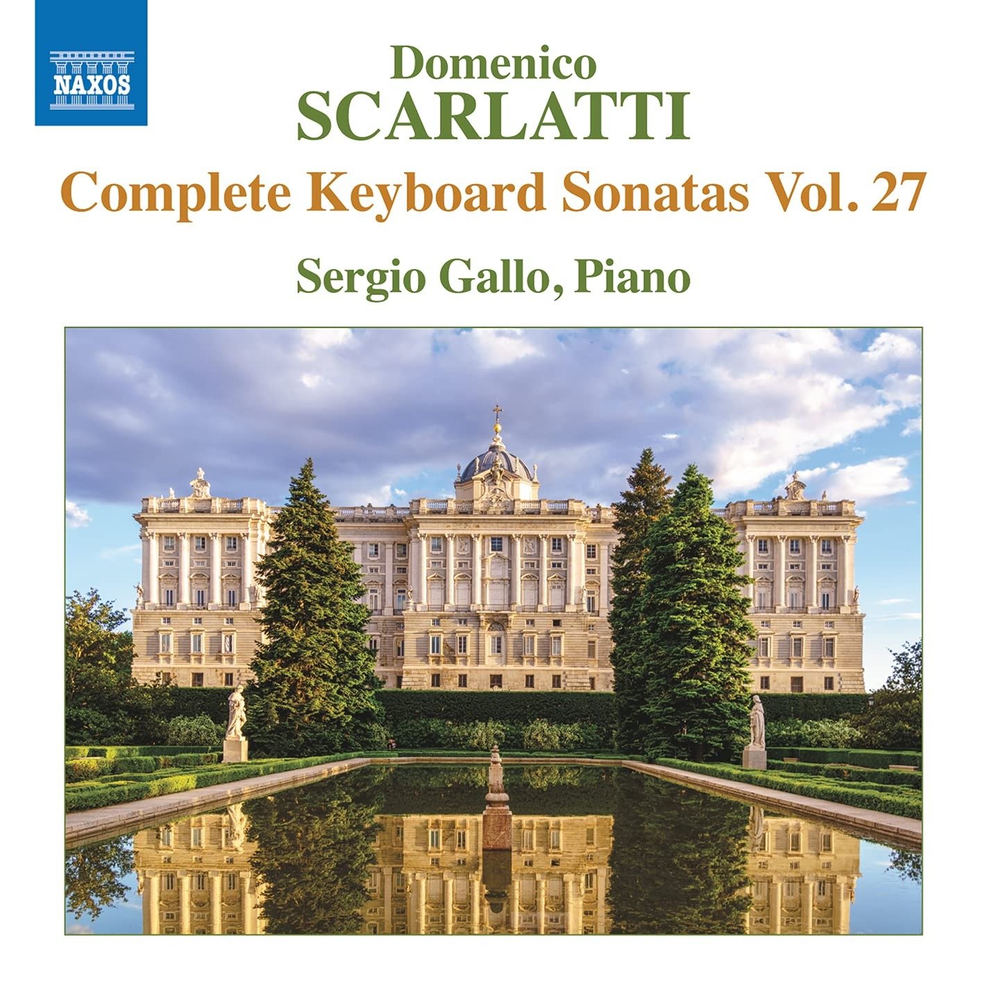 CD Shop - GALLO, SERGIO DOMENICO SCARLATTI: COMPLETE KEYBOARD SONATAS VOL. 27