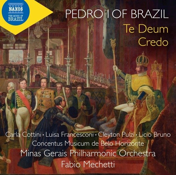 CD Shop - MINAS GERAIS PHILHARMONIC PEDRO I OF BRAZIL: TE DEUM/CREDO