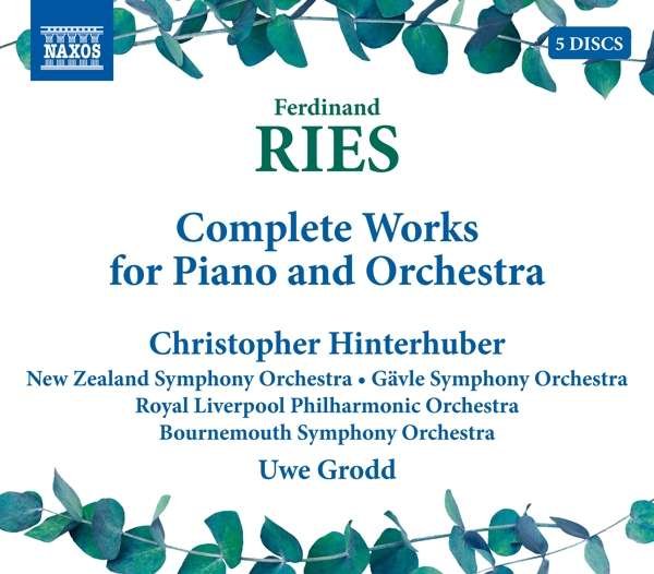 CD Shop - HINTERHUBER, CHRISTOPHER COMPLETE WORKS FOR PIANO AND ORCHESTRA