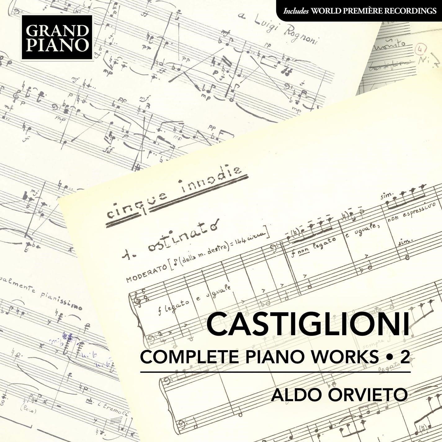 CD Shop - ORVIETO, ALDO NICCOLO CASTIGLIONI: COMPLETE PIANO WORKS
