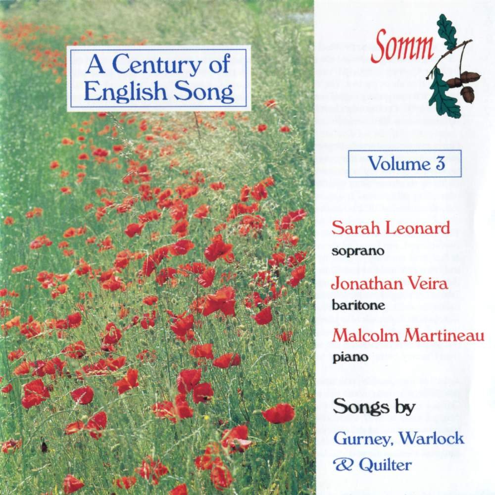CD Shop - GURNEY/WARLOCK/QUILTER A CENTURY OF ENGLISH V.3