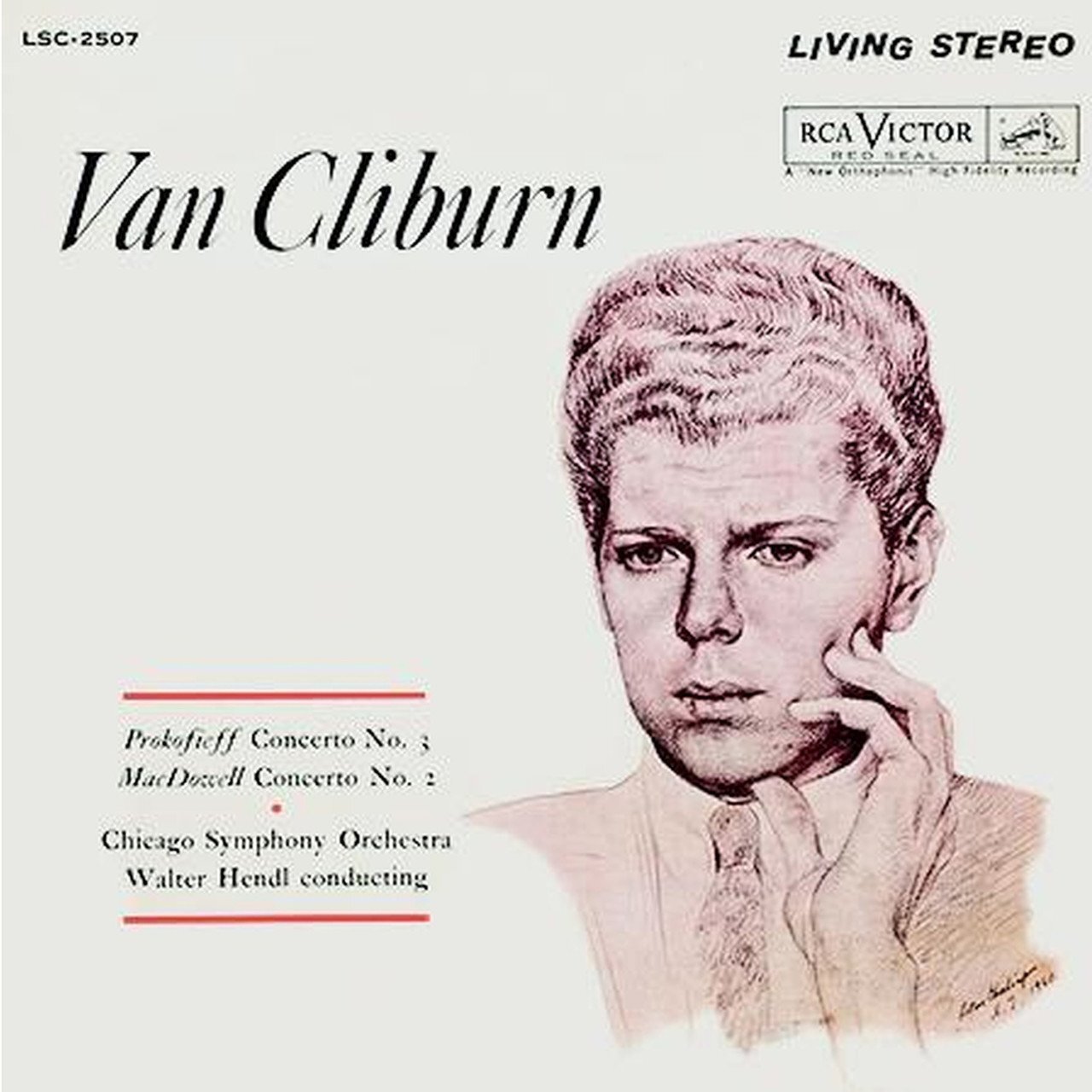 CD Shop - VAN CLIBURN AND THE CHICA PROKOFIEV: PIANO CONCERTO NO.3/MACDOWELL: PIANO CONCERTO NO.2