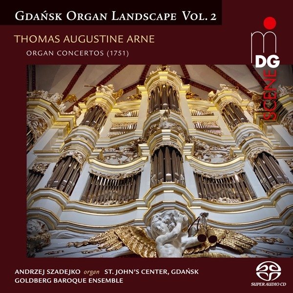 CD Shop - GOLDBERG BAROQUE ENSEMBLE Thomas Augustine Arne: Organ Concertos