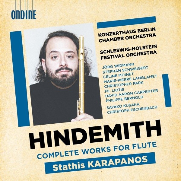 CD Shop - KARAPANOS, STATHIS PAUL HINDEMITH: COMPLETE WORKS FOR FLUTE
