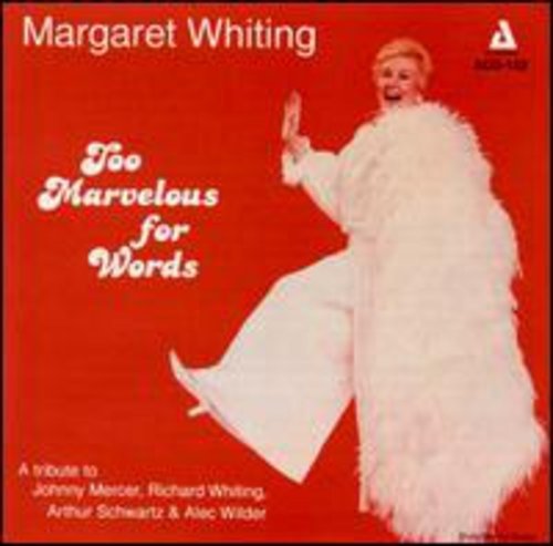 CD Shop - WHITING, MARGARET TOO MARVELOUS FOR WORDS