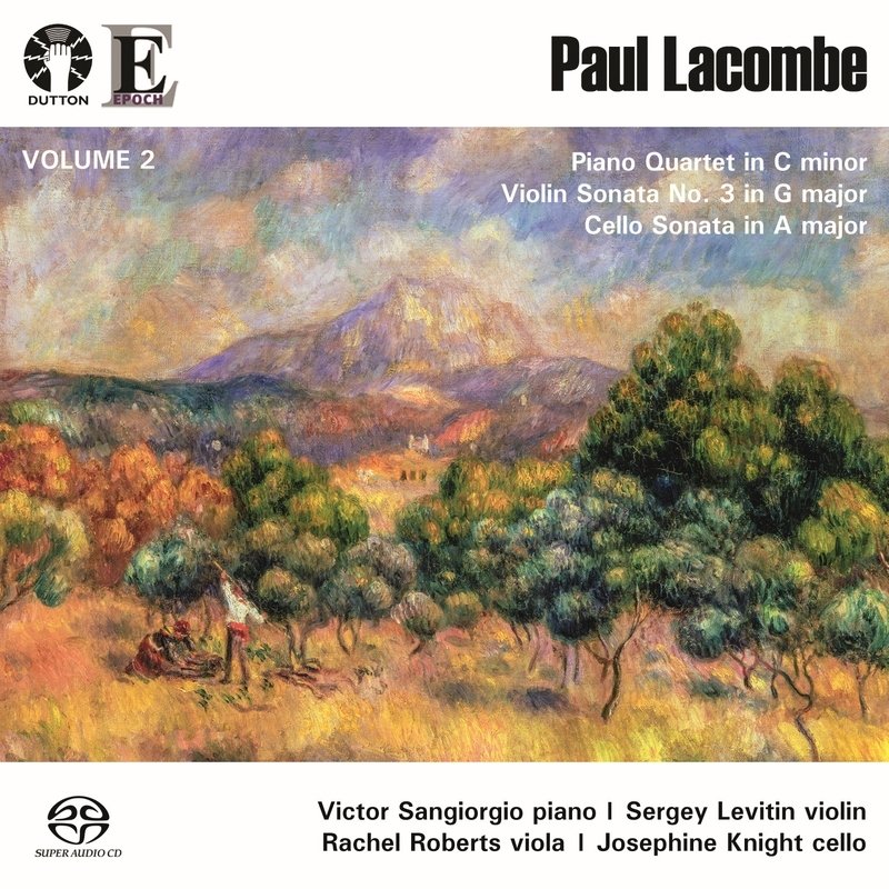 CD Shop - SANGIORGIO/LEVITIN/ROBERT Lacombe: Piano Quartet/Cello Sonata/Violin Sonata