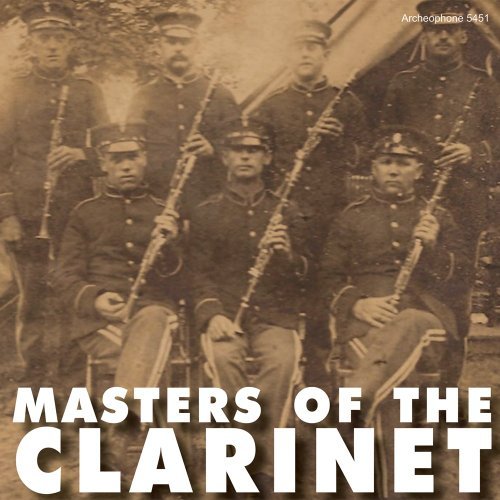 CD Shop - V/A MASTERS OF THE CLARINET