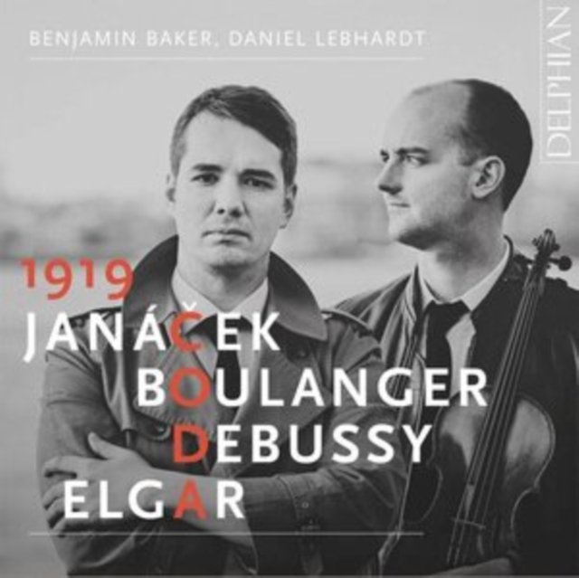 CD Shop - BAKER, BENJAMIN / DANIEL 1919 CODA JANACEK, BOULANGER, DEBUSSY, ELGAR