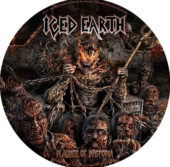 CD Shop - ICED EARTH PLAGUES OF DISTOPIA