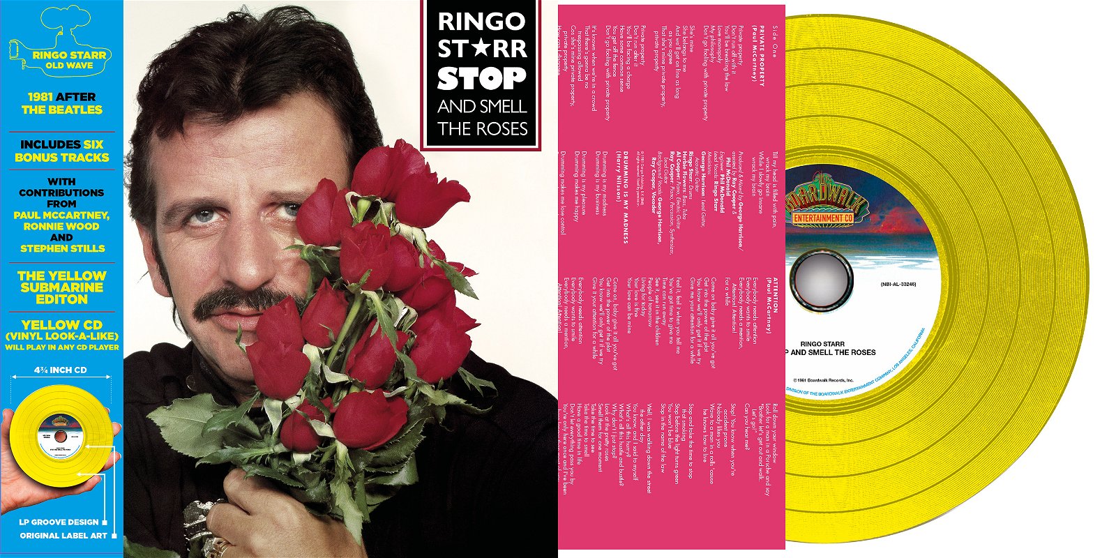 CD Shop - STARR, RINGO STOP & SMELL THE ROSES