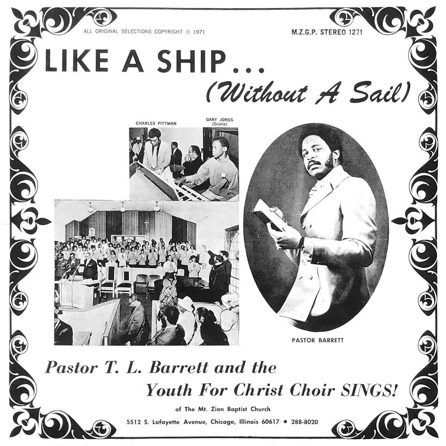CD Shop - PASTOR T.L. BARRETT & THE YOUTH FOR CHRIST CHOIR LIKE A SHIP (WIHTOUT A SAIL)