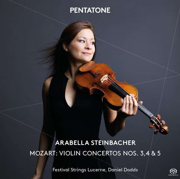 CD Shop - STEINBACHER, ARABELLA Mozart: Violin Concertos 3, 4 & 5