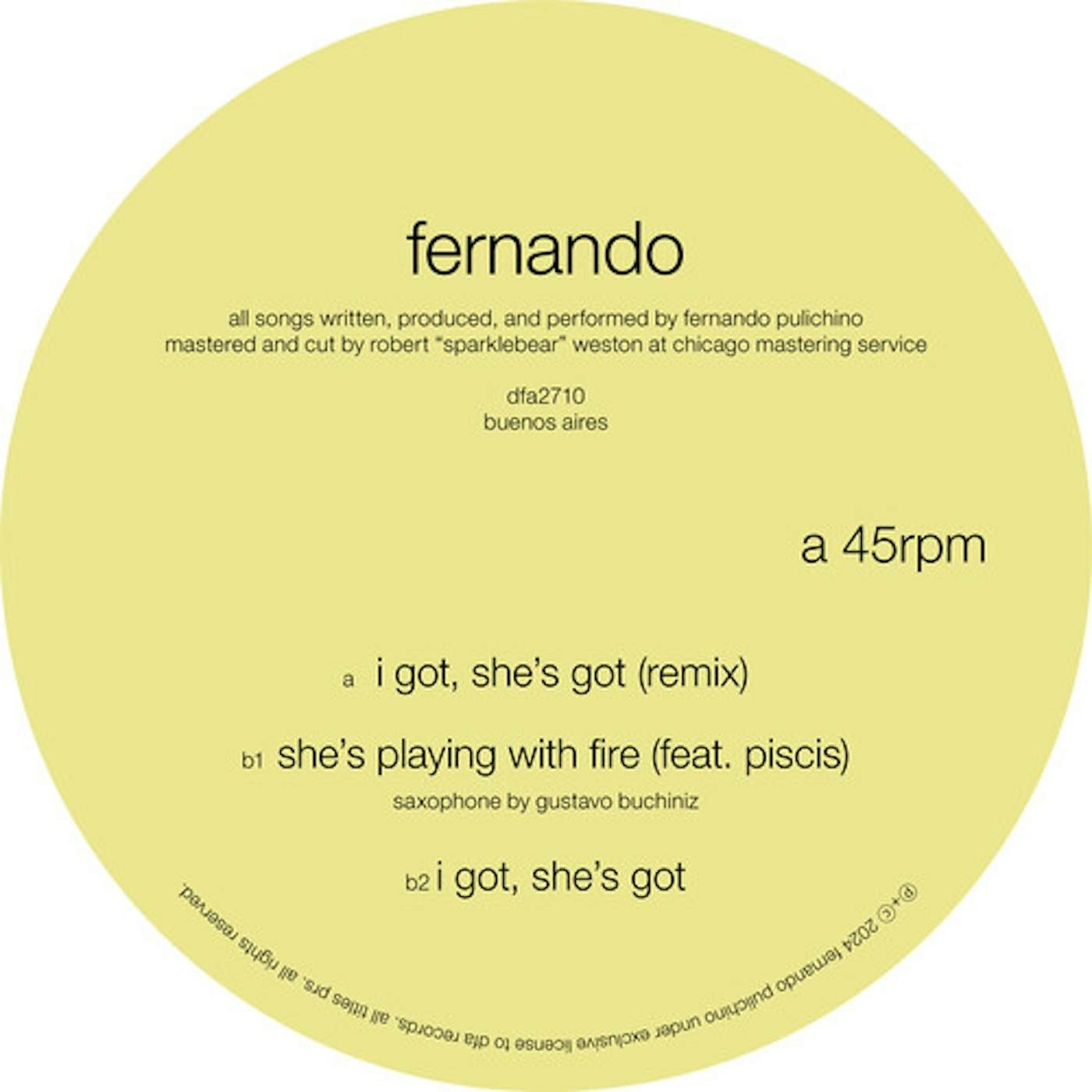 CD Shop - FERNANDO I GOT, SHE\