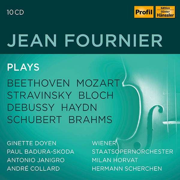 CD Shop - FOURNIER, JEAN PLAYS BEETHOVEN, MOZART, STRAVINSKY, BLOCH, DEBUSSY & OTHERS