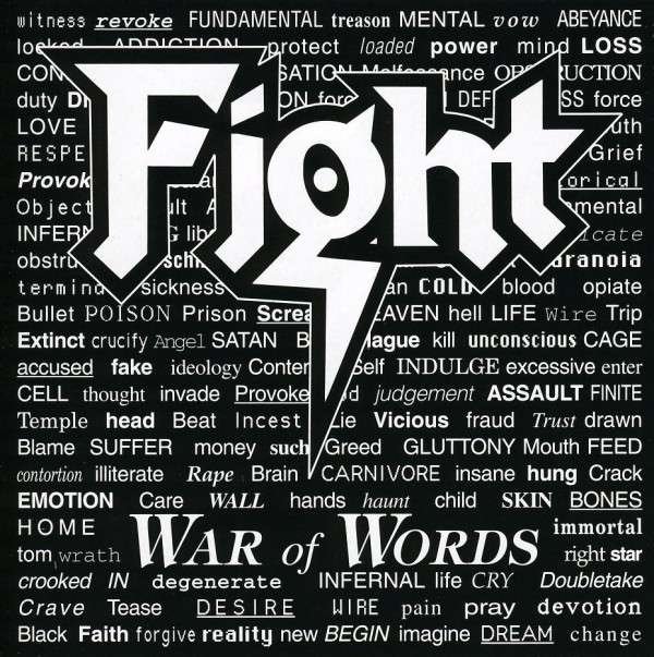 CD Shop - FIGHT WAR OF WORDS