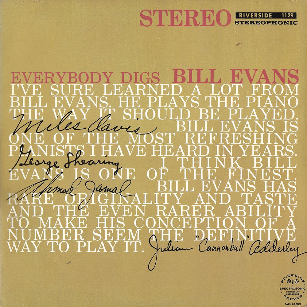 CD Shop - BILL EVANS TRIO EVERYBODY DIGS BILL EVANS