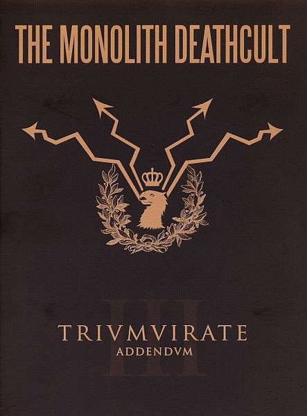CD Shop - MONOLITH DEATHCULT TRIVMVIRATE