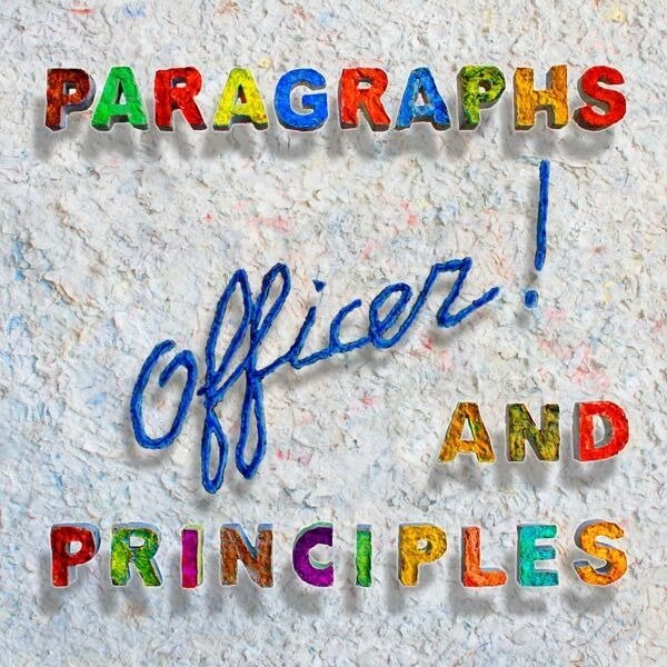 CD Shop - OFFICER! PARAGRAPHS AND PRINCIPLES