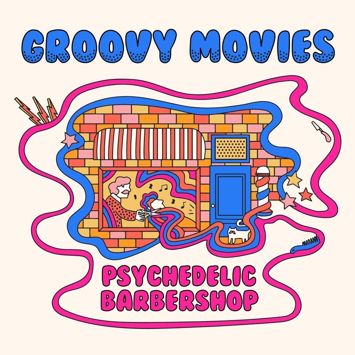 CD Shop - GROOVY MOVIES PSYCHEDELIC BARBERSHOP