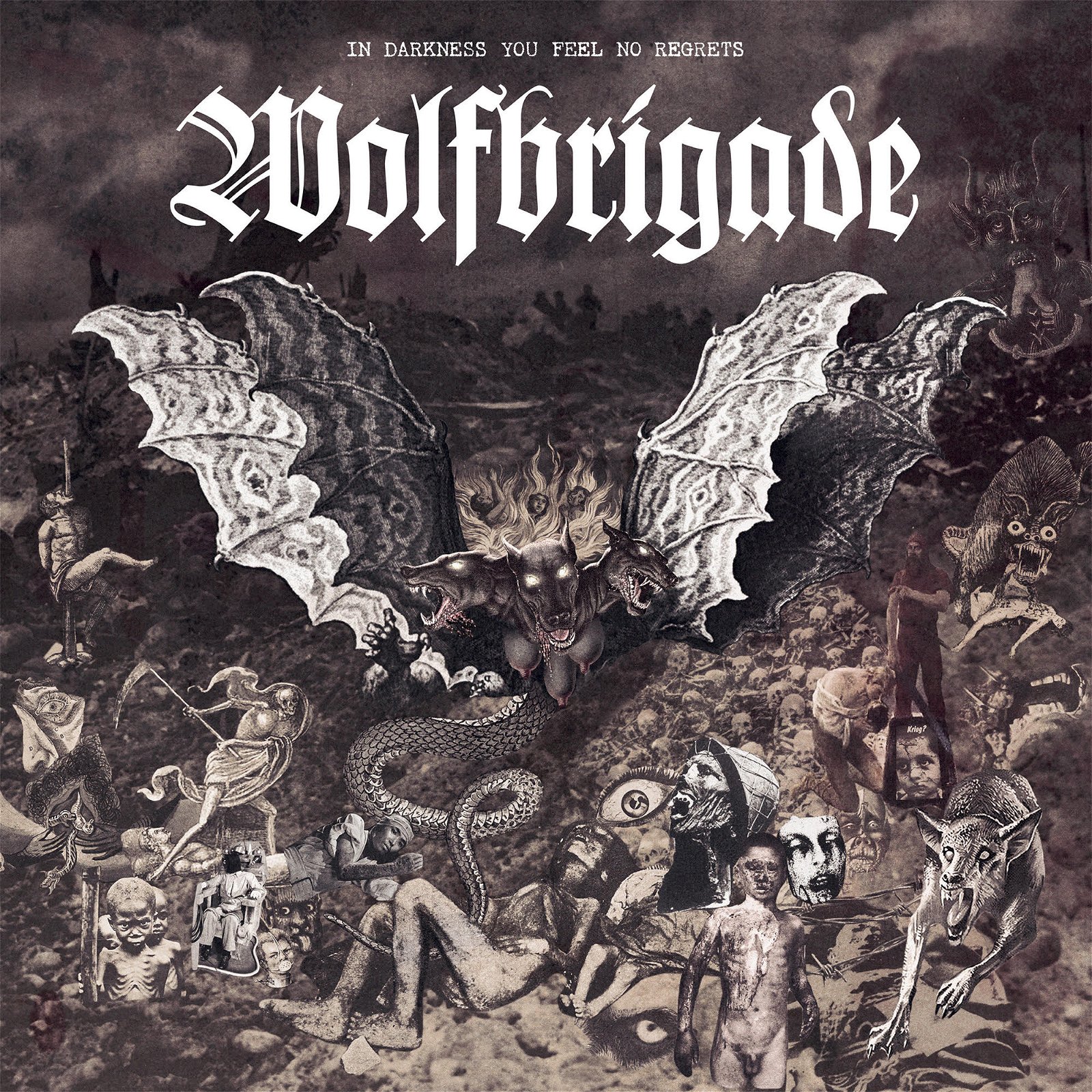 CD Shop - WOLFBRIGADE IN DARKNESS YOU FEEL NO REGRETS