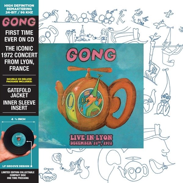 CD Shop - GONG LIVE IN LYON 1972