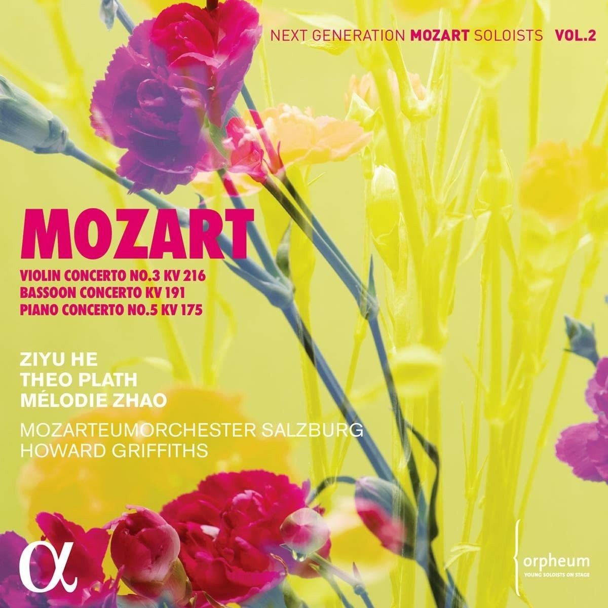 CD Shop - HE, ZIYU / THEO PLATH MOZART: VIOLIN CONCERTO NO.3 KV216/BASSOON CONCERTO KV