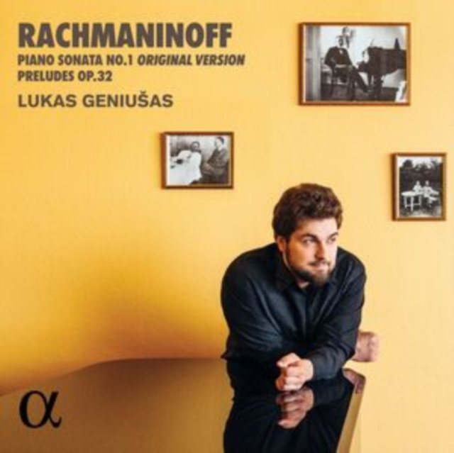 CD Shop - GENIUSAS, LUKAS RACHMANINOV: PIANO SONATA NO. 1 (ORIGINAL VERSION) & PRELUDES OP. 32