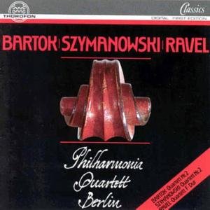 CD Shop - BARTOK/SZYMANOWSKI/RAVEL SZYMANOWSKI: STRING QUARTETS NR. 2 OP. 17 A-MOLL