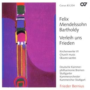 CD Shop - MENDELSSOHN-BARTHOLDY, F. VERLEIH UNS FRIEDEN