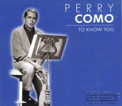 CD Shop - COMO, PERRY TO KNOW YOU