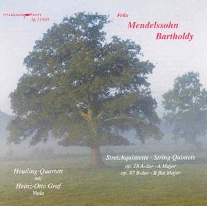CD Shop - MENDELSSOHN-BARTHOLDY, F. STREICHQUINTETTE OP.18,87