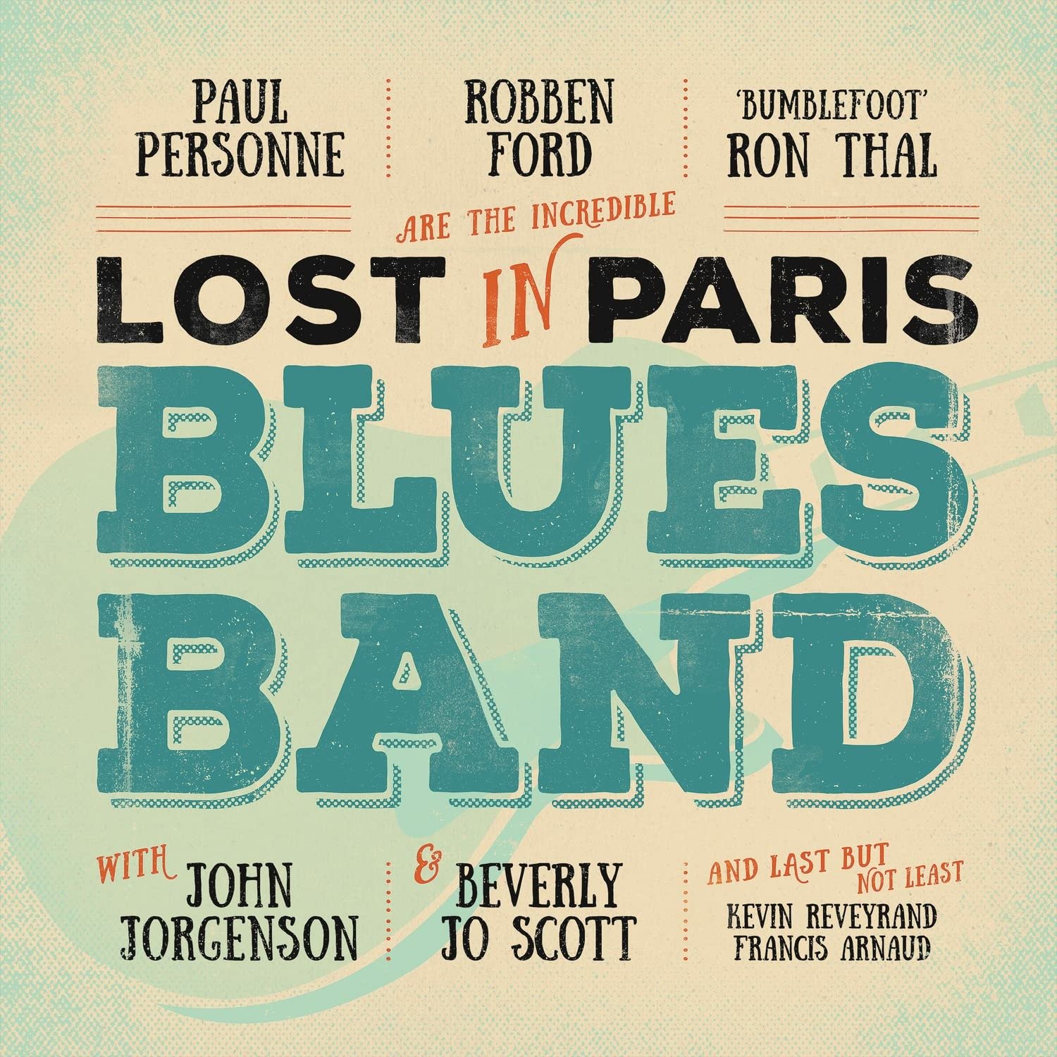 CD Shop - FORD, ROBBEN & RON THAL, LOST IN PARIS BLUES BAND