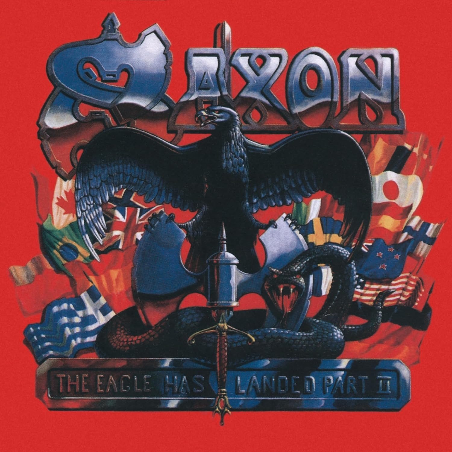 CD Shop - SAXON THE EAGLE HAS LANDED, PART 2 (LIVE IN GERMANY, DECEMBER 1995)