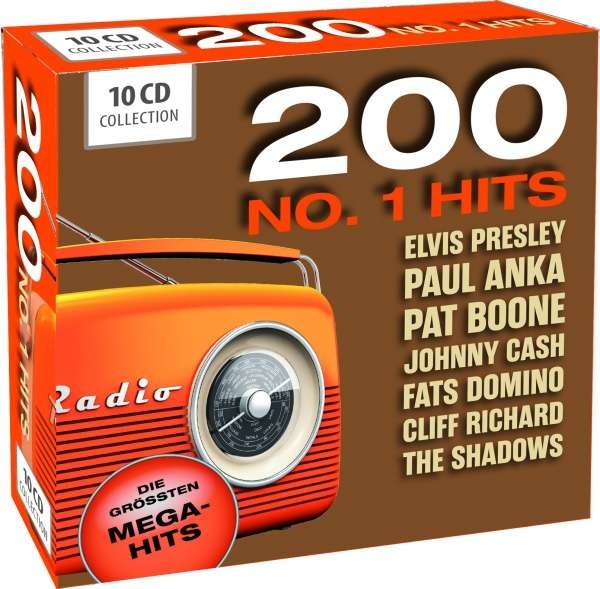 CD Shop - VARIOUS/PRESLEY/ANKA/BOONE 200 #1 HITS
