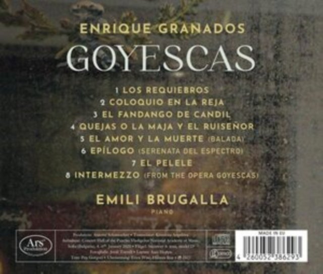 CD Shop - BRUGALLA, EMILI ENRIQUE GRANADOS: GOYESCAS