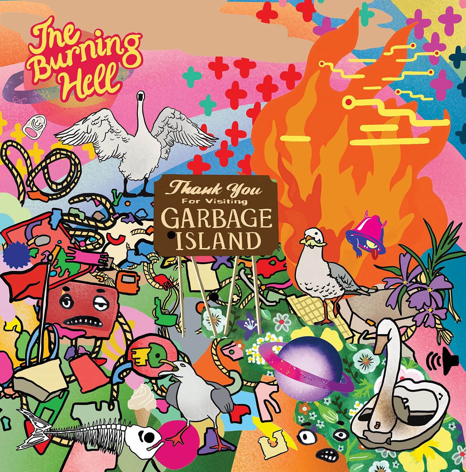 CD Shop - BURNING HELL GARBAGE ISLAND