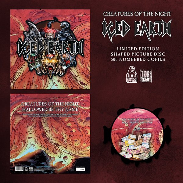 CD Shop - ICED EARTH CREATURES OF THE NIGHT