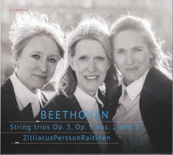 CD Shop - ZILLIACUS/PERSSIN/RAITINE BEETHOVEN: STRING TRIOS OP. 3 AND OP. 9,2 AND 9,3