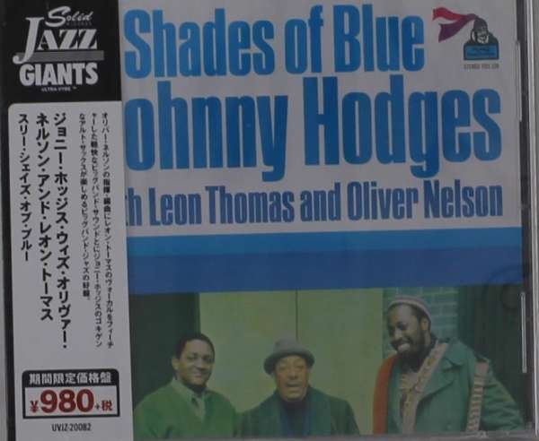 CD Shop - HODGES, JOHNNY THREE SHADES OF BLUE